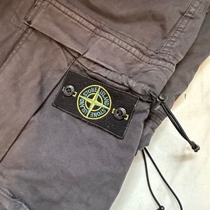Stone island grey cargo pants